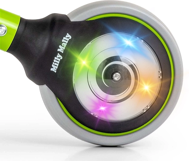 Light-up rear wheels