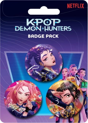 K-pop Demon Huntersi märkide komplekt – 3 tk