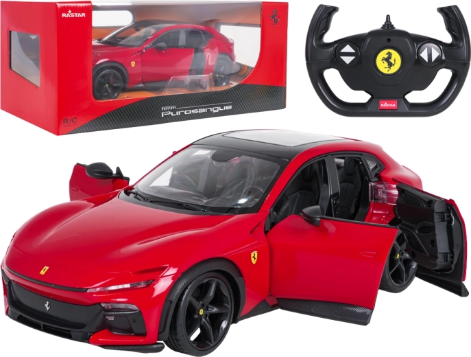 RC auto Ferrari Purosangue 1:14 Rastar punane