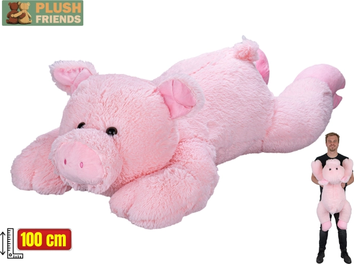 Pehmine põrsas 100 cm – Plush Friends