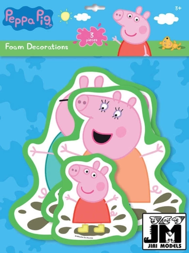 Jiri Models vahtkummist seinakleebised Peppa Pig - 1 pakend