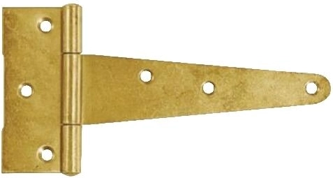 Triangular Hinge 100 × 30 × 65 × 2 mm, yellow zinc-plated