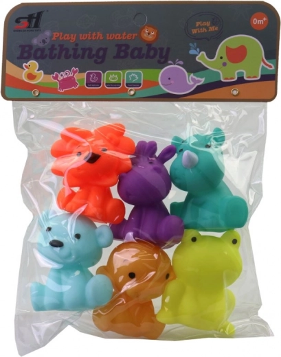 Set of Spraying Animals for Bathtub for Children