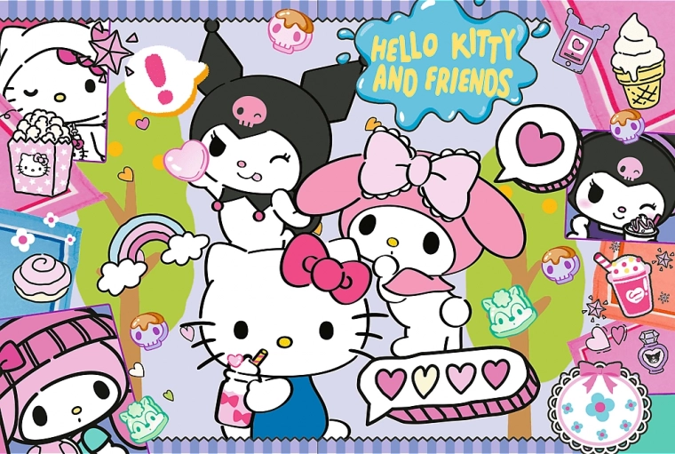 Pusle Hello Kitty Pöörane trio 300 tükki