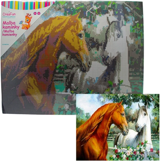 Teemantmaalimine hobused 40 × 50 cm