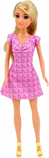 Anlily nukk moodsas roosas kleidis
