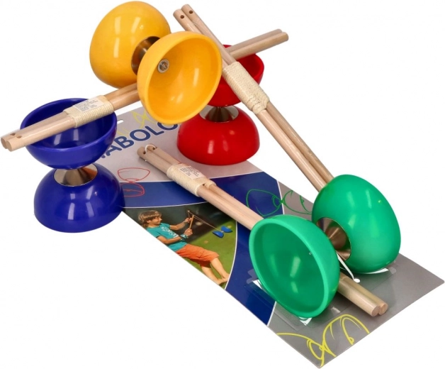 Goki diabolo komplekt õuemängudeks