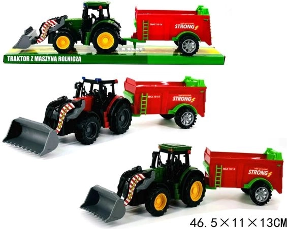 Traktor põllumajandusmasinaga