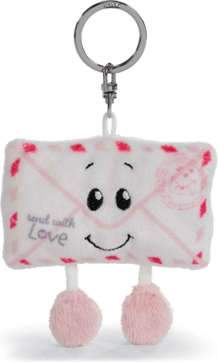 Nici plüüsist võtmehoidja Love-kiri 8 cm