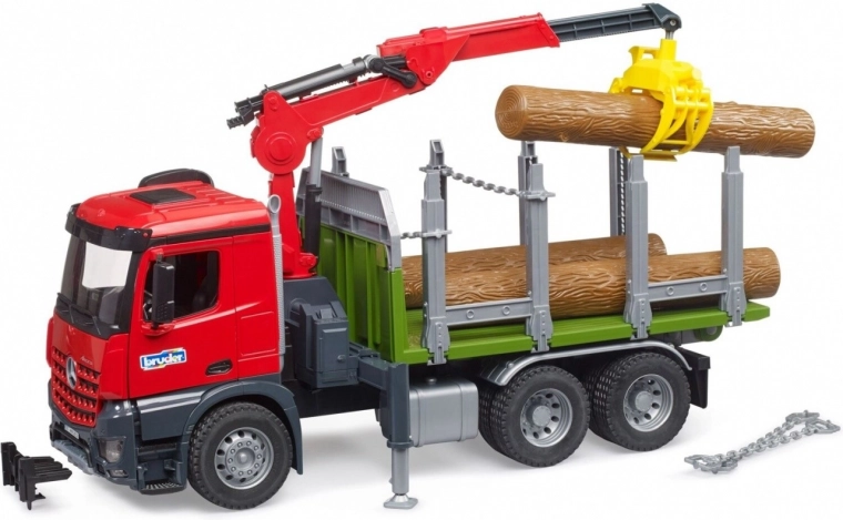 Bruder puidutransport hüdraulilise kraanaga