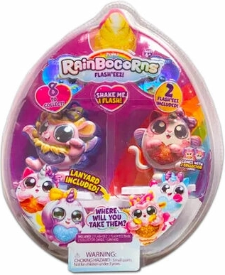 Helendavad RainboCorns Flash figuurid nööriga