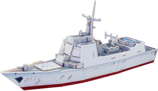 Robotime 3D pusle hävitaja Type 052C värviline