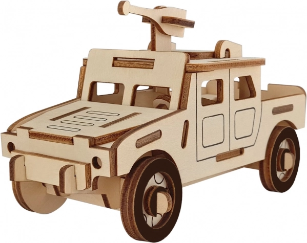 Woodcraft 3D pusle puidust sõjaväesõiduk