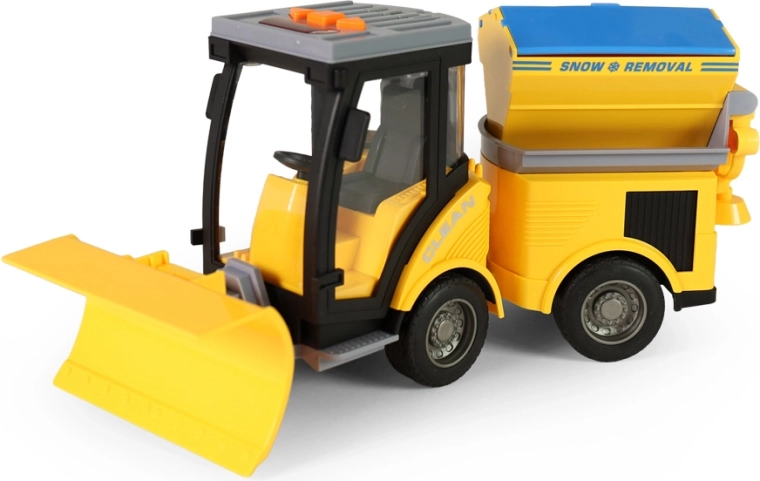 Winter maintenance cleaning truck with lights and sound - 1 piece