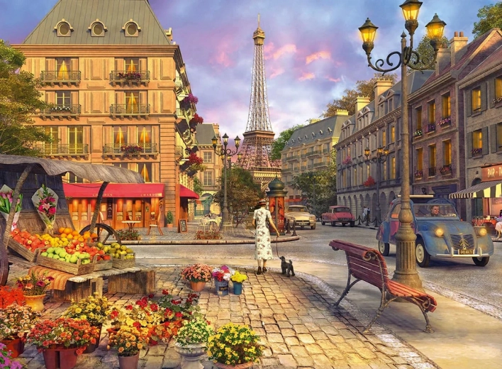 Puzzle Stroll Paris 500 Pieces