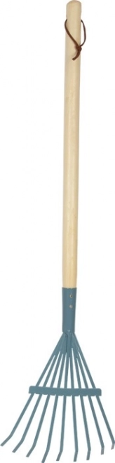 SMALL FOOT Kids’ Garden Rake – blue, 73 cm