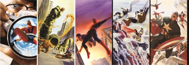 Panoramic Puzzle CLEMENTONI – 80 Years of MARVEL, 1000 Pieces