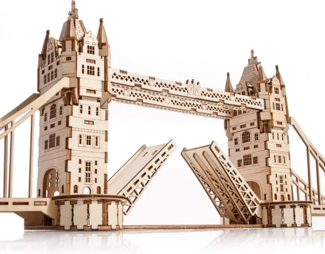 Little Story puidust 3D kokkupandav Tower Bridge