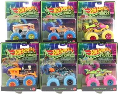 Hot Wheels Monster Trucks, mis pimedas helendavad