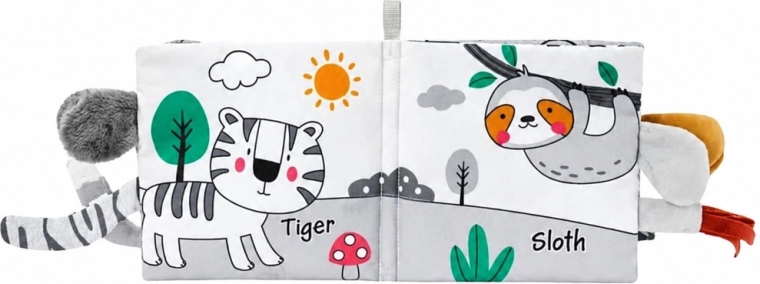 Interactive pages with animals and protruding elements