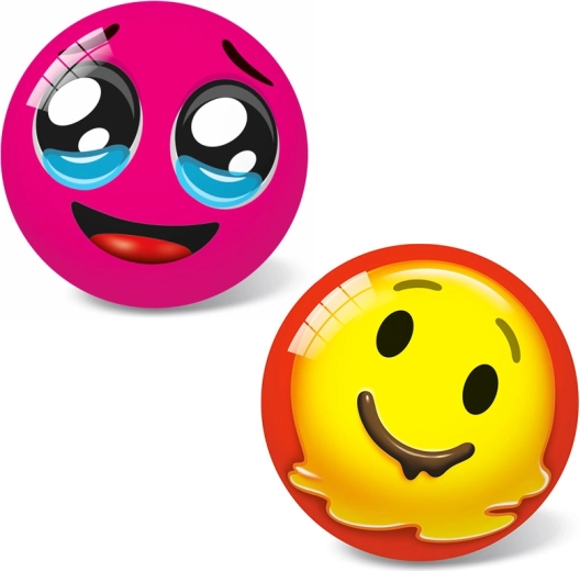 Emoji näoga pall 11 cm