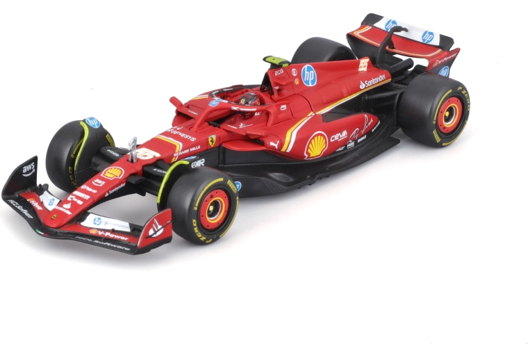 Formula 1 Ferrari SF-24 1:43 model car with driver Carlos Sainz in a gift box