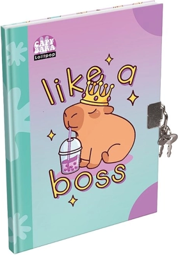 LizzyCard salapäevik A5 Capybara lukuga