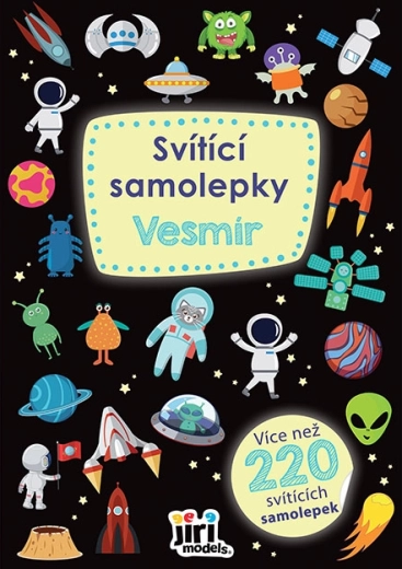 Glow-in-the-dark Space Stickers (200 pcs)