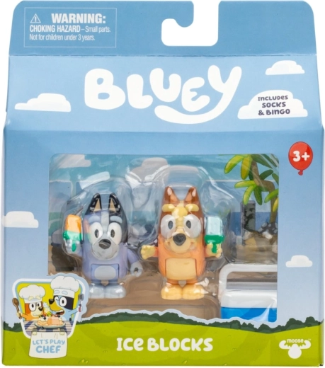 Bluey figuurid jäätistega