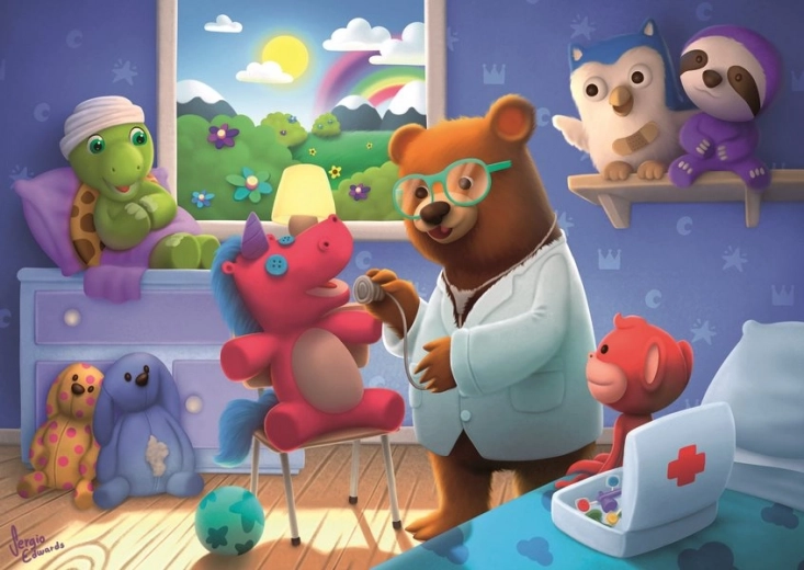 Ravensburger pusle Plüüsist kiirabi 35 tükki