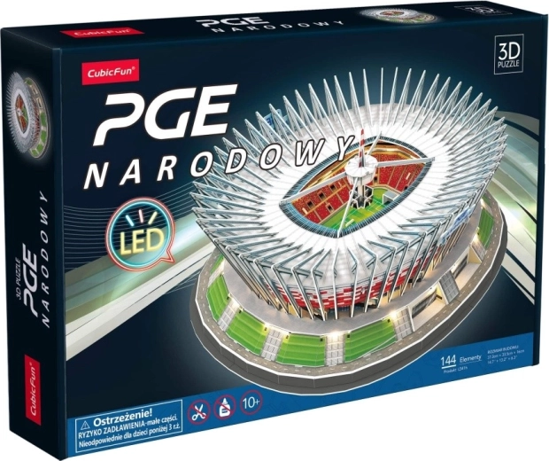 3D Puzzle PGE Narodowy LED version