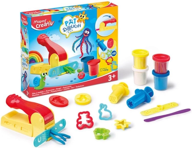 Maped Creativ voolimismass 4 × 56 g koos tarvikute komplektiga