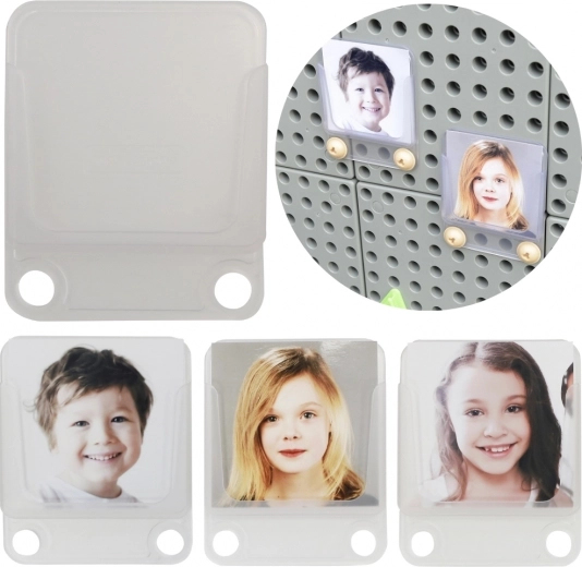 Masterkidz läbipaistvad taskud fotode ja kaartide jaoks, komplekt 6 tk