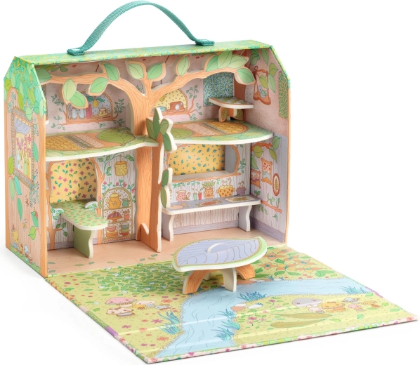 Kohver, mis muutub puumajakese stseeniks