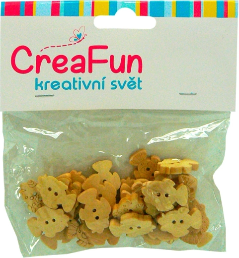 Puidust kalakesed meisterdamiseks ja mängimiseks, 30 tk (14 × 20 mm)