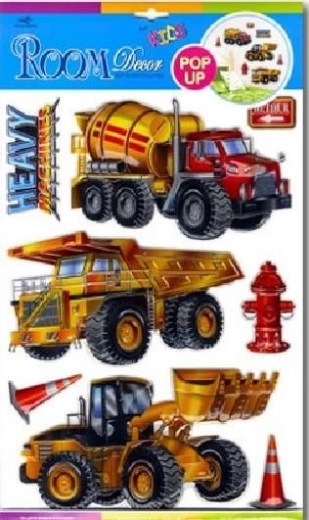 3D Wall Decoration - Fire Trucks