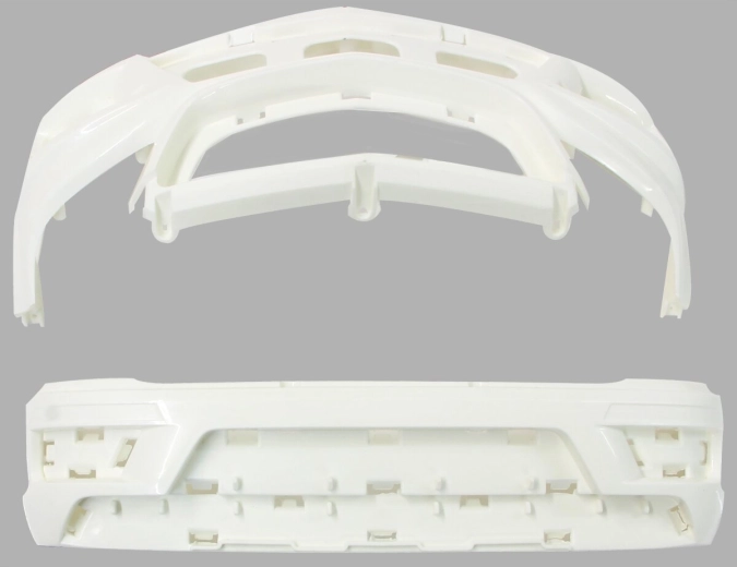 Bumper for ride-on Mercedes-Benz AMG GL63 (front and rear) incl. body parts, white - 1 piece