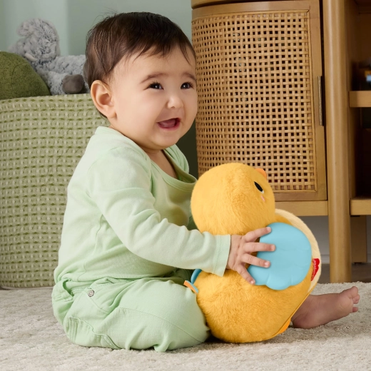 Soft plush for sensory discovery and cuddling