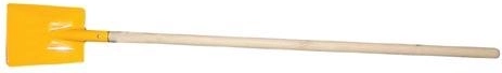 Children’s straight coal shovel with wooden handle 75 cm
