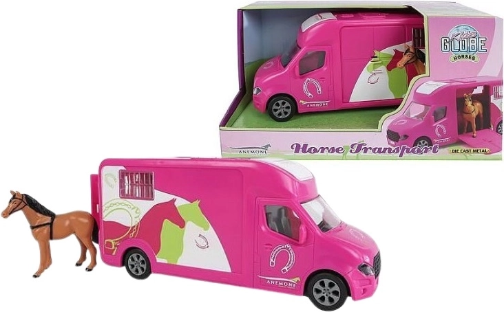 Pink horse transporter for kids