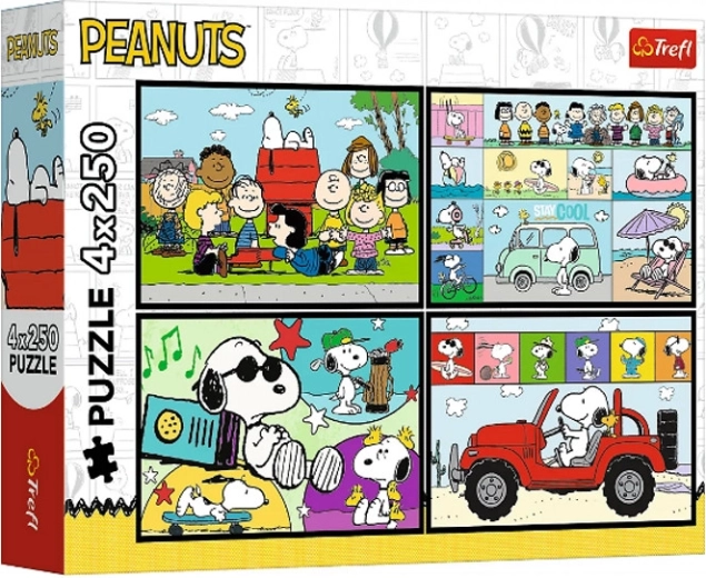 Puzzle Peanuts – Maapähklite seiklus 4×250 tükki