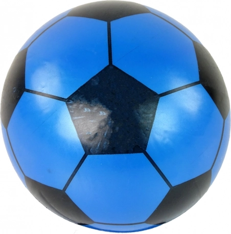Kerge kummipall sinine‑must 23 cm