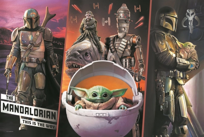 Pusle 300 tükki – salapärane Baby Yoda (STAR WARS: THE MANDALORIAN) – TREFL