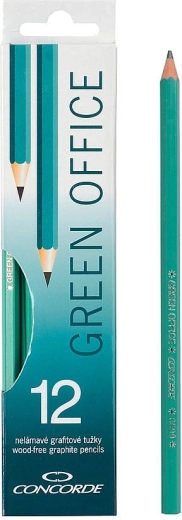 Grafiitpliiatsid CONCORDE Green Office HB, 12 tk