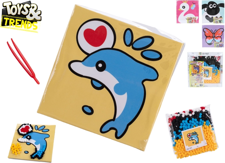 Mosaic with Sticky Beads TOYS & TRENDS – creative set for kids