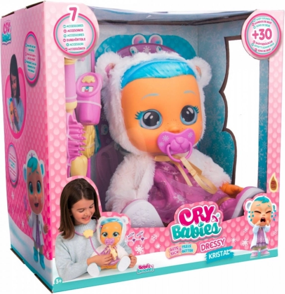Cry Babies Kristal Doll in Elegant Outfit