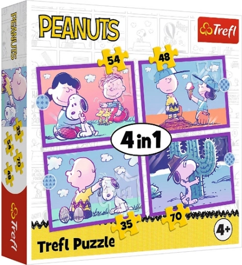 Trefl pusle Peanuts Snoopyga 4 ühes