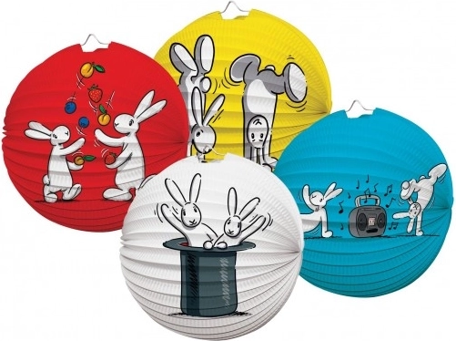 Paper round lantern BOB AND BOBEK 25 cm