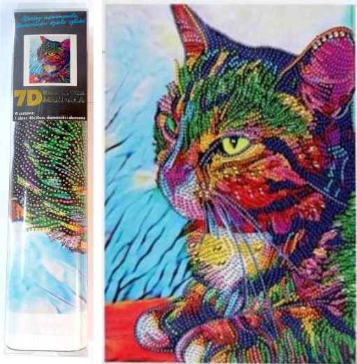 Teemantmaalimine – Siiras pilk 30 × 40 cm
