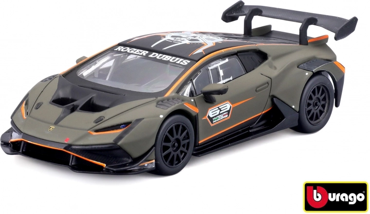 Die-cast model BBURAGO 1:43 LAMBORGHINI Huracán Super Trofeo EVO2 in a decorative box